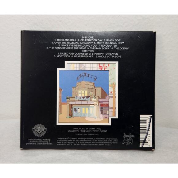 Led Zeppelin Soundtrack From The Film Tested 2 CD Set With Booklet Pre-owned - Picture 2 of 8